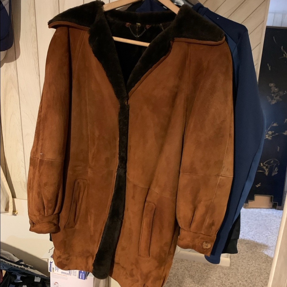 Brown Shearling Coat